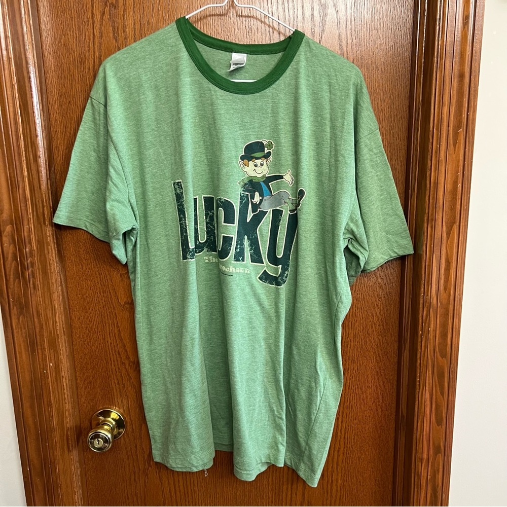 Gaziani Green Lucky The Leprechaun T-shirt Size XL